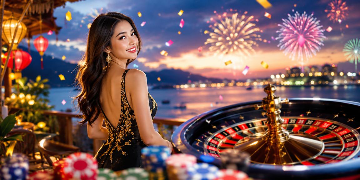Trò chơi roulette trong không khí lễ hội biển tại vùng Sapa Việt Nam